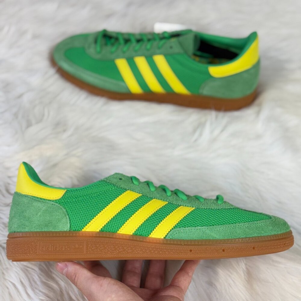 Adidas Handball Spezial Energy Green Pure Sulfur Mens JH5444 NEW Sz 11.5